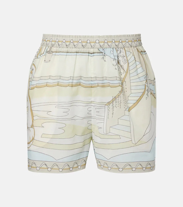  Tory Burch Tory Burch Printed Cotton Shorts 