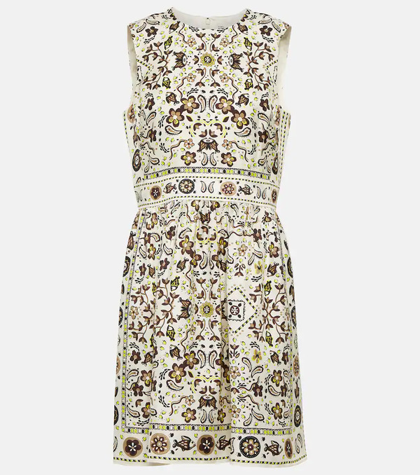  Tory Burch Tory Burch Printed Silk Minidress 