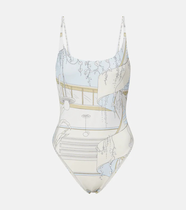  Tory Burch Tory Burch Printed Swimsuit 
