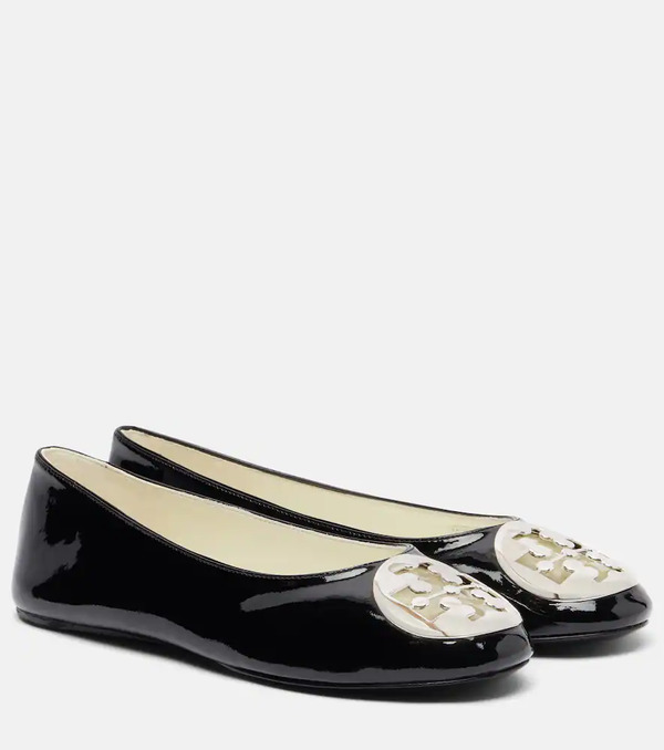  Tory Burch Tory Burch Reva Patent Leather Ballet Flats 