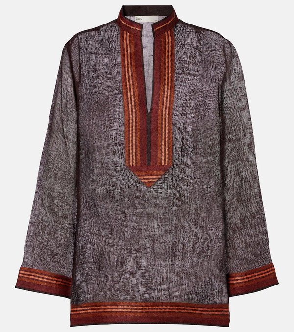  Tory Burch Tory Burch Sheer Linen Kaftan 
