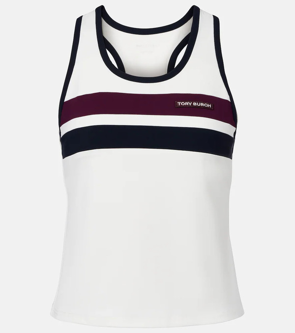  Tory Burch Tory Burch Striped Jersey Tank Top 