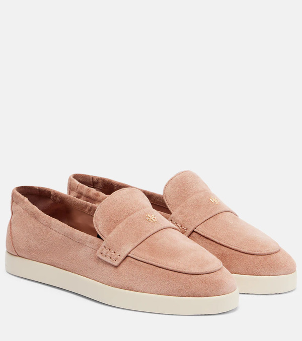  Tory Burch Tory Burch Suede Penny Loafers 