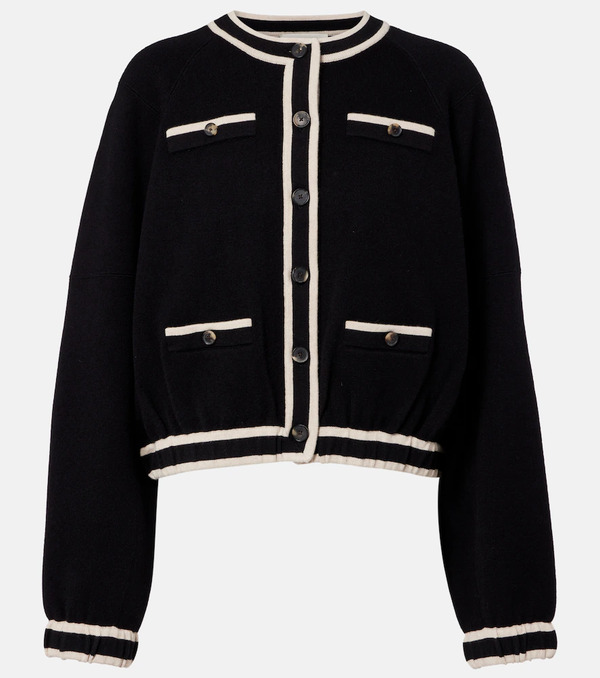  Tory Burch Tory Burch Wool And Cashmere-blend Jacket 