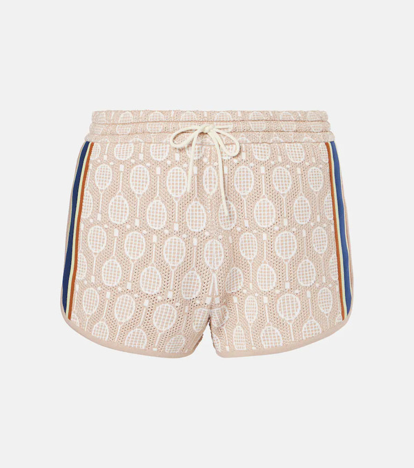 Tory Sport Tory Sport Low-rise Jacquard Shorts 