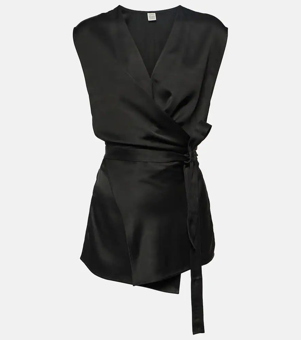  Toteme Toteme Asymmetric Satin Top 