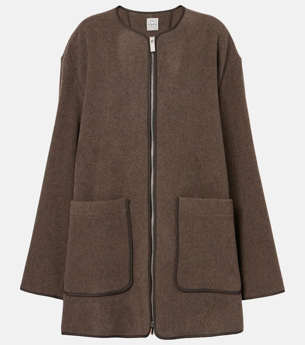  Toteme Toteme Felted Wool-blend Jacket 