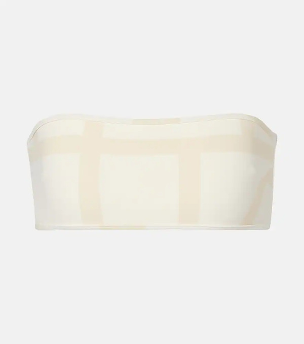  Toteme Toteme Monogram Bandeau Bikini Top 