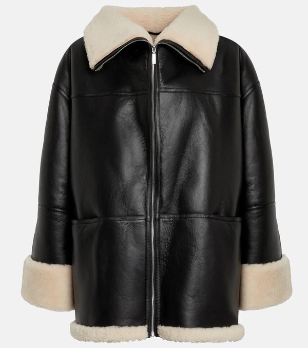  Toteme Toteme Oversized Shearling Jacket 