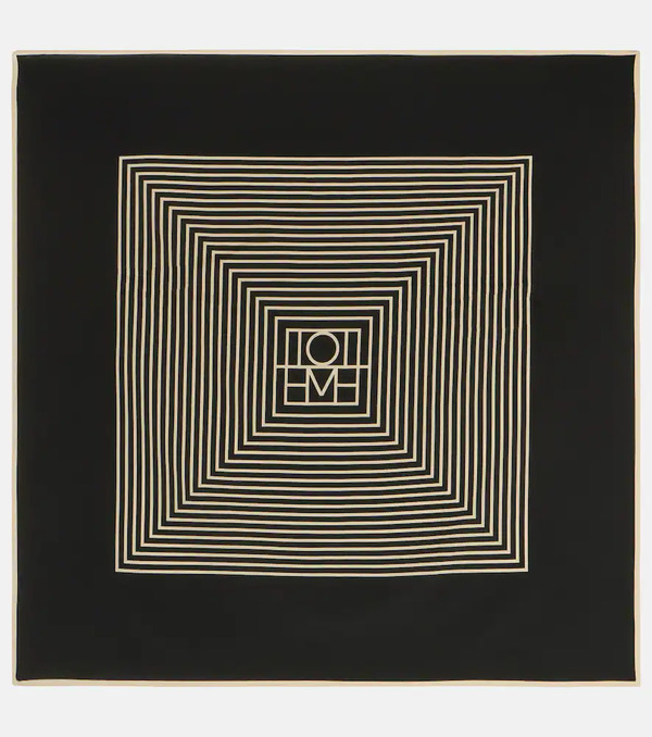  Toteme Toteme Printed Silk Scarf 