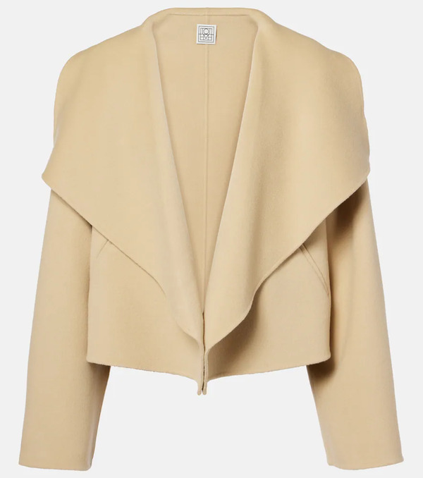  Toteme Toteme Signature Cropped Wool Double Jacket 
