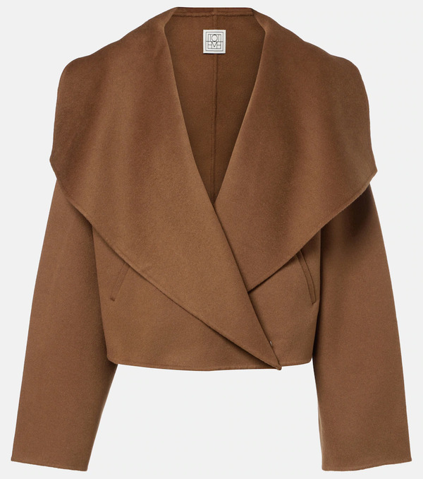  Toteme Toteme Signature Cropped Wool Double Jacket 