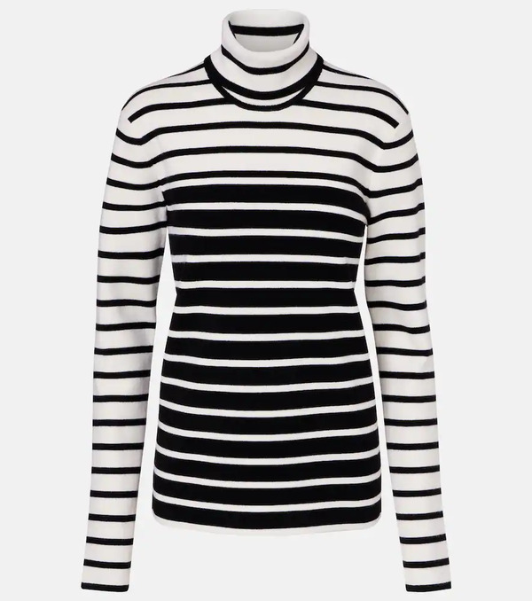  Toteme Toteme Striped Wool-blend Turtleneck Sweater 