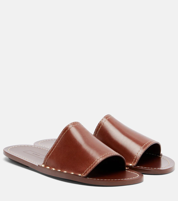 Toteme Toteme Studded Leather Slides 