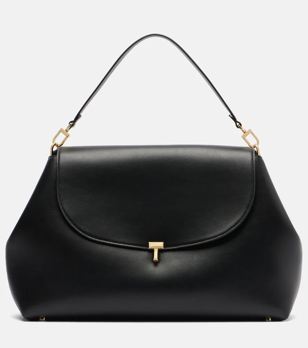 Toteme Toteme T-lock Medium Leather Tote Bag 