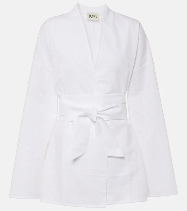  Tove Tove Arya Cotton Wrap Top 