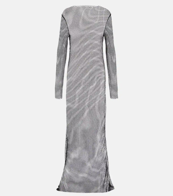  Tove Tove Embellished Mesh Maxi Dress 