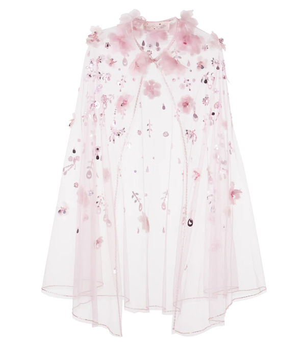  Tutu Du Monde Tutu Du Monde Floral-applique Sequined Cape 