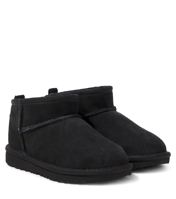  Ugg Kids Ugg Kids Classic Ultra Mini Shearling-lined Suede Boots 