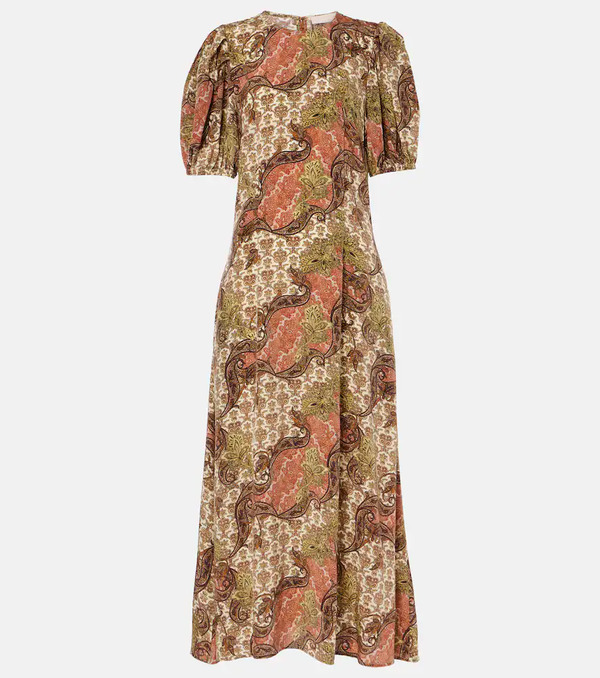  Ulla Johnson Ulla Johnson Calais Silk Midi Dress 