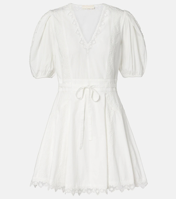  Ulla Johnson Ulla Johnson  Embroidered Cotton Minidress 