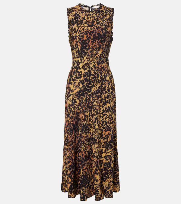  Ulla Johnson Ulla Johnson Clea Printed Midi Dress 