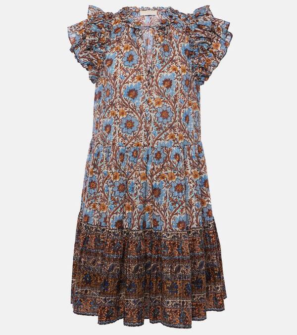  Ulla Johnson Ulla Johnson Coletta Ruffled Cotton-blend Minidress 
