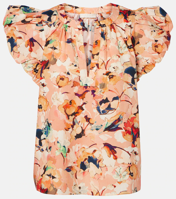  Ulla Johnson Ulla Johnson Floral Cotton Top 