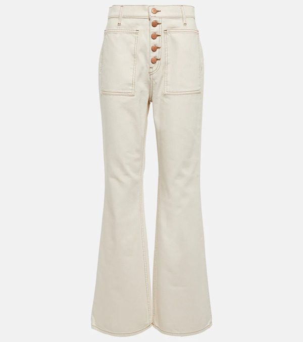  Ulla Johnson Ulla Johnson Lou High-rise Flared Jeans 