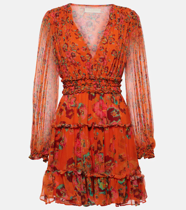  Ulla Johnson Ulla Johnson Lya Floral Silk Minidress 