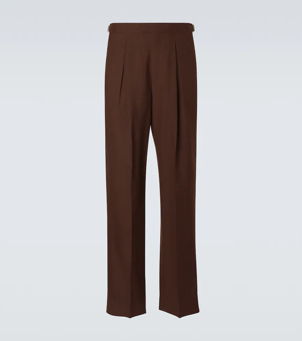  Umit Benan Umit Benan Johnny Linen And Wool Suit Pants 