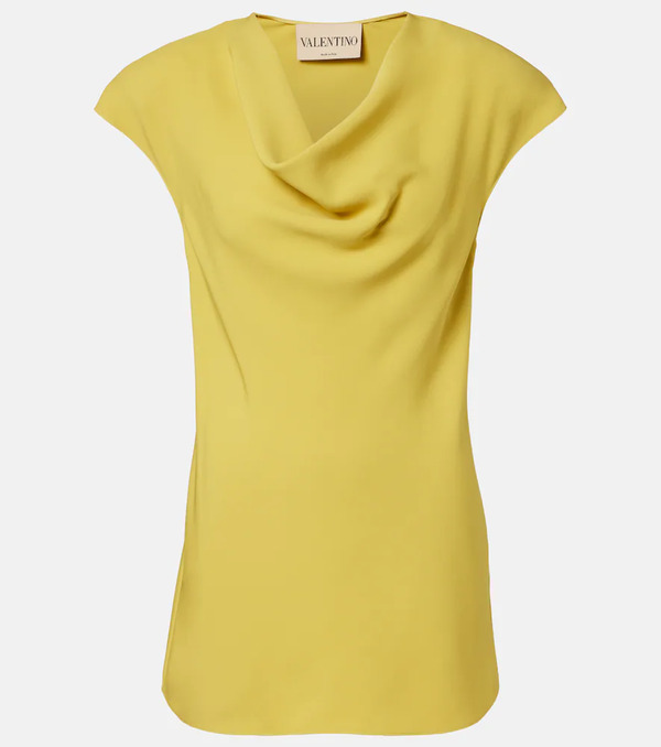  Valentino Valentino Cady Couture Draped Top 
