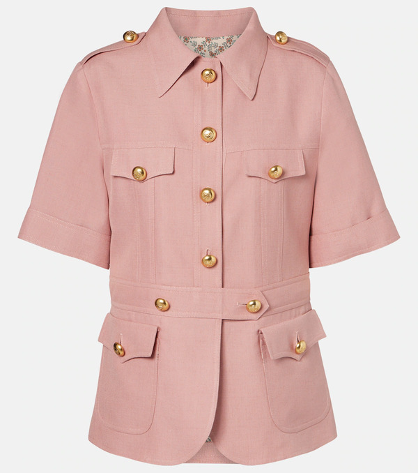  Valentino Valentino Cashmere And Cotton Jacket 