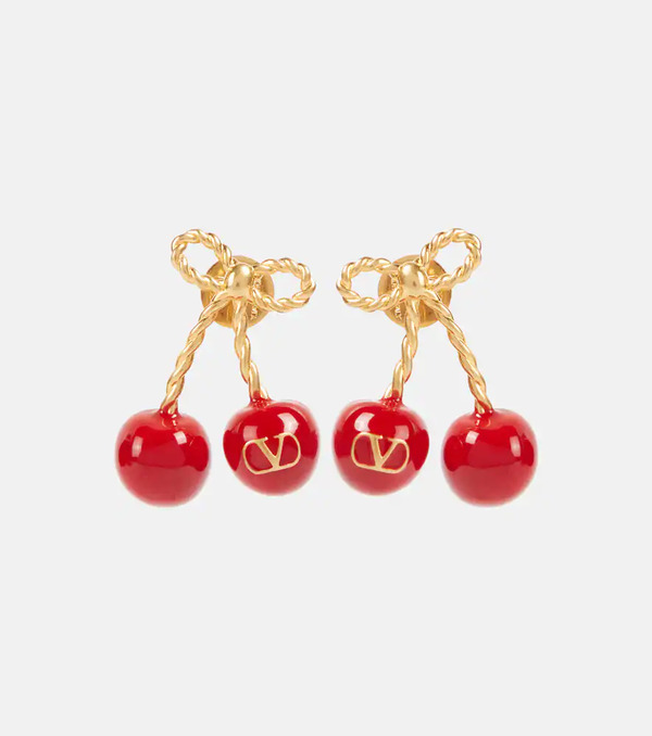  Valentino Valentino Chez Valentino Cherryfic Earrings 