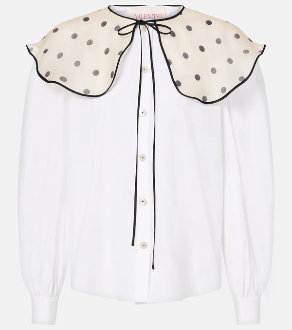  Valentino Valentino Cotton Poplin Shirt 