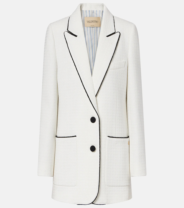  Valentino Valentino Cotton Tweed Jacket 