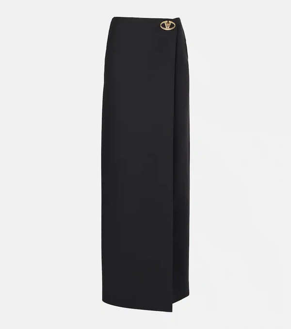  Valentino Valentino Crepe Couture Maxi Skirt 