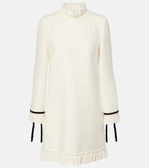  Valentino Valentino Crepe Couture Minidress 