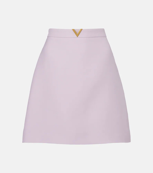  Valentino Valentino Crepe Couture Miniskirt 