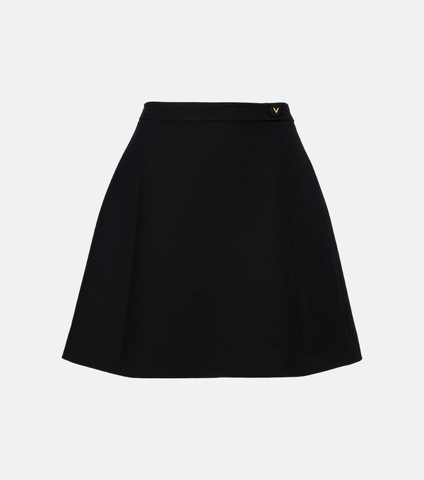  Valentino Valentino Crepe Couture Miniskirt 