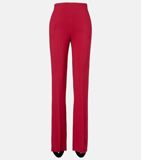  Valentino Valentino Crepe Straight Pants 