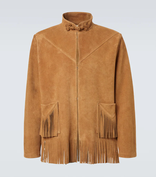  Valentino Valentino Fringed Suede Jacket 
