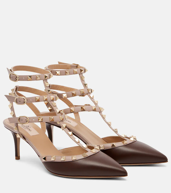  Valentino Garavani Valentino Garavani Rockstud 65 Leather Pumps 