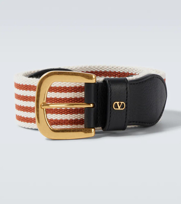  Valentino Garavani Valentino Garavani Striped Belt 