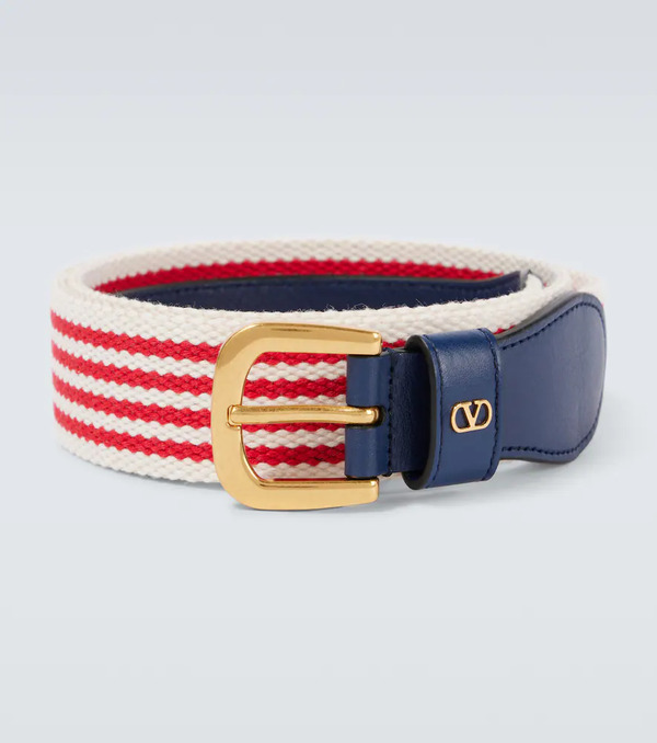  Valentino Garavani Valentino Garavani Striped Belt 