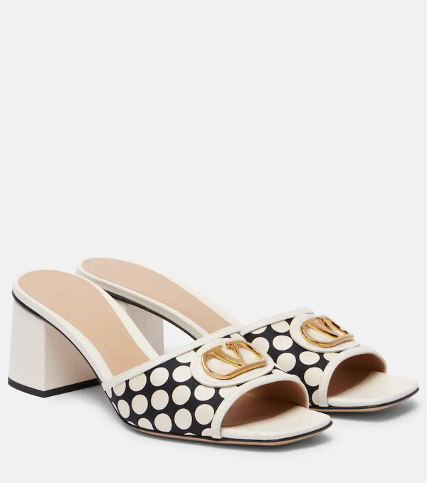  Valentino Garavani Valentino Garavani Vlogo Polka-dot Mules 