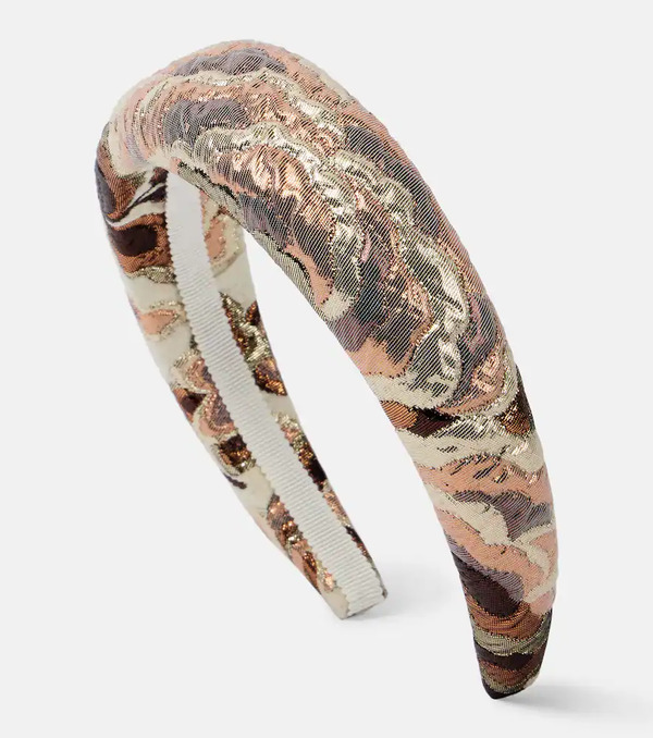  Valentino Valentino Jacquard Lame Headband 