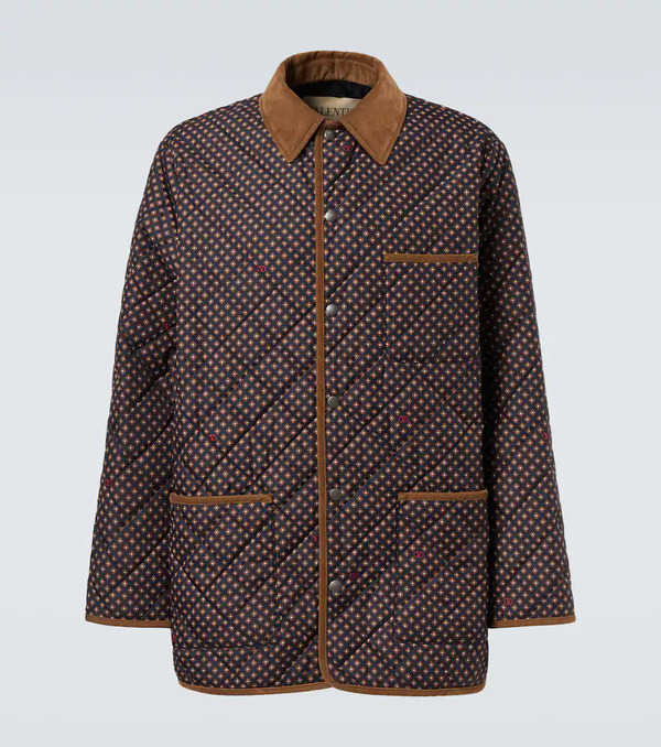  Valentino Valentino Polka-dot Quilted Jacket 