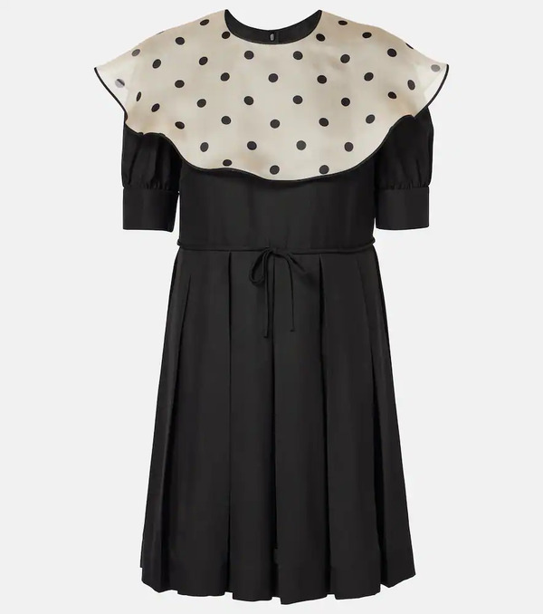  Valentino Valentino Polka Dot Silk Minidress 