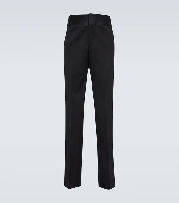  Valentino Valentino Straight Virgin Wool Pants 